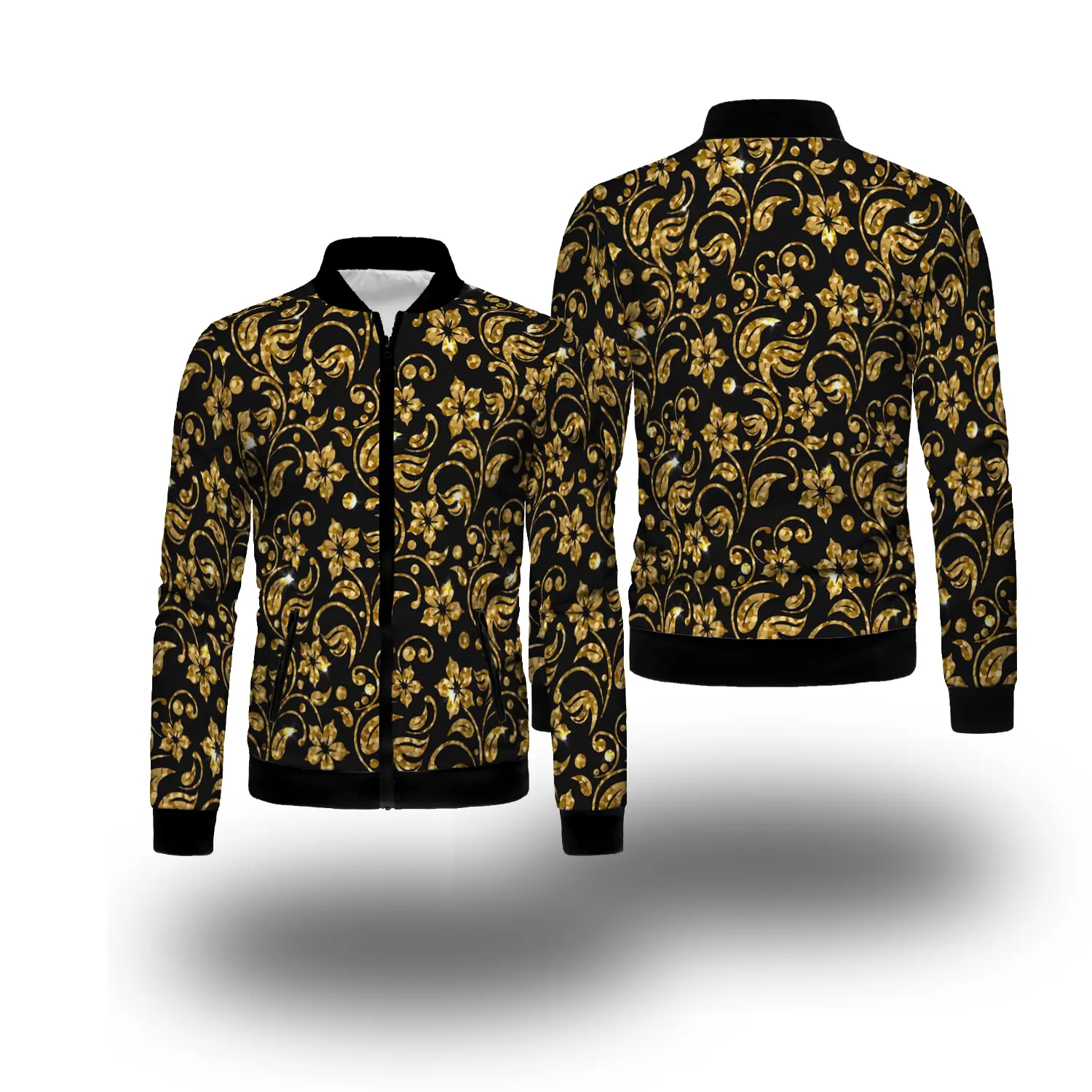Luxury versace varsity zipper tracksuit jacket hot trend 2024-5858